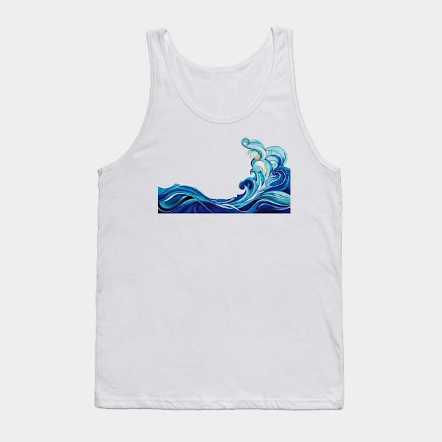 wave painting art Tank Top by iambolders